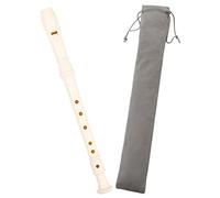 Levemolo Plastic Bendable Recorder Instrument for Boy Girl Musical Instruments Portable Beginner Clarinet Velvet Bag for Boys and Girls