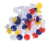 Levemolo Plastic Golf Ball Markers 150Pcs 18Mm Round Mini Markers for Golf Training and Accurate Ball Placement