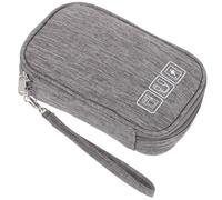 Levemolo Portable Cable Charger Organiser Bag Lightweight Oxford Cloth Material Water Resistant Design Convenient Data Cable Storage Pouch Strap Protection