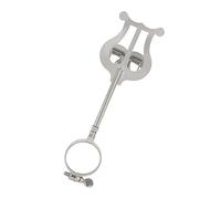 Levemolo Portable Clarinet Music Score Clip Silver with Adjustable Slide Buckle for Sheet Music Holding and Practice