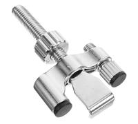 Levemolo Portable Door Lock for Travel and Home Use Heavy Duty Zinc Alloy Construction with Simple Installation Silver Internal Opening Door Stopper for Hotels and Schools