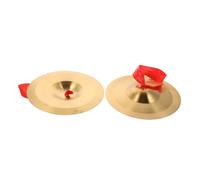 Levemolo Portable Finger Cymbals for Adults Lightweight Hand Cymbals for Belly Dance Party Percussion and Musical Performance Compact Travel Friendly