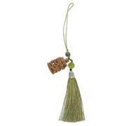 Levemolo Portable Hollow Aromatherapy Sachet Pendant Keychain Charm for Bags and Phones Multi-functional Light Brown Hanging Ornament with Fragrance Diffuser and Craft Detail