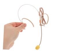 Levemolo Portable Lightweight Headworn Microphone with Over Ear Condenser Mic for Teachers Guides Speakers Wired Bodypack Transmitter Mic for Clear Voice Amplifier Use