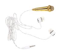 Levemolo Portable Miniature Vocal Microphone for Recording and Singing with Plastic Body, Easy to Carry Design, for Outdoor Use and Live-streaming Sessions