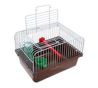 Levemolo Portable Multi Functional Parakeet Cage with Handle Lightweight Travel Carrier for Parrots and Small Animals Spacious Abs and Iron Construction Bird Travel Cage