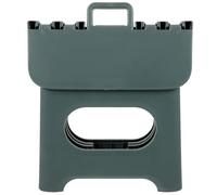 Levemolo Portable Pure Color Folding Stool in Green with Strong Load-bearing Ability and Practical Design, round Chamfers, Suitable for Office and Travel Use
