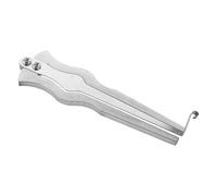 Levemolo Portable Silver Jaws Harp Mouth Harp Musical Instrument with Bright Tone for Beginners and Professional Folk Music Performers