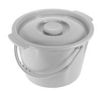 Levemolo Portable Toilet Chamber Pot Prevents Splashing with Lid and Handle, Plastic Spittoon Lightweight Portable Commode for Adults Suitable for Bedroom and Disabled Use