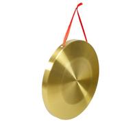 Levemolo Portable Warning Gong Chinese Gong Instrument Mallet for Rain Sound Company Events Random Style