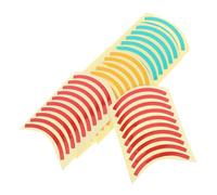 Levemolo Pressure Gauge Indicator Stickers 60Pcs Adhesive Reflective Color-Coded Quarter Circle Labels Red Yellow Green for Equipment Calibration and Industrial Zone Monitoring