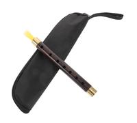 Levemolo Professional Ebony A Key Chinese Vertical Flute for Beginners Handmade Ethnic Wind Instrument with Precise Tone for Traditional Music Performances and Cultural Events