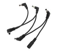 Levemolo Professional Guitar Effector Power Supply Cable for Guitars and Musical Instruments, Portable and Safe to Use Pvc Material, Lightweight Power Cable for Performance and On-the-go