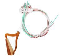 Levemolo Professional Lyre Harp Strings Nylon Set 15 Strings Practical Instrument Accessories for Musicians