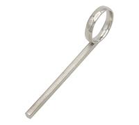 Levemolo Professional Trumpet Slide Finger Ring Silver Finger Pull for Trumpet Cornet Musical Instrument Accessory Replacement for Musicians Lightweight and Compact Design