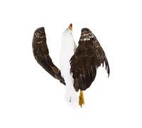 Levemolo Realistic Dead Seagull Model White Composite Material Outdoor and Home Decoration Ornamental Bird Sculpture Sturdy Craftsmanship to Drive Seagulls Away