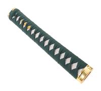 Levemolo Replacement Handle for Japanese Swords with Non-slip Wooden Grip, Polyester Material, Traditional Design, Size 27x3.7x3cm, for Martial Arts Cosplay and Collector’s Displays