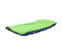 Levemolo Reptile Habitat Bed with Pillow Blanket for Bearded Dragon Gecko Lizard Animal Cozy Warm Cotton Nest Blue Green