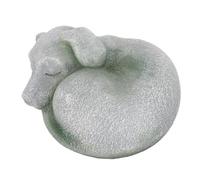 Levemolo Resin Pet Urn for Dog Ashes with Precision Seal Lid and Anti-tilt Base Structure, 20x15x9.5cm, Sleeping Puppy Design, Protects Ashes Securely for Everyday Remembrance and Farewell