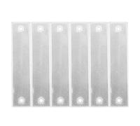 Levemolo Road Markers Reflectors with Effortless Installation Reflective Driveway 6pcs Rectangular High Visibility Acrylic and Construction Sites for Urban Roads