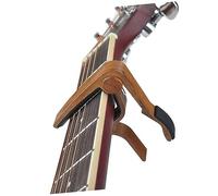 Levemolo Rosewood Grain Acoustic and Electric Guitar Capo Clamp Trigger Style Key Clamp for Classical and Acoustic Guitar Accessories Portable Music Instrument