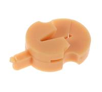 Levemolo Rubber Violin Mute Tourte-style Practice Mute for Violins Violas Easy Install Accessory