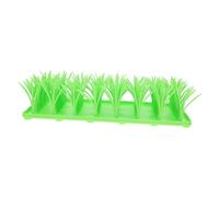 Levemolo Silicone Cat Feeding Mat with Grass Design Non Slip Pet Feeding Mat for Dogs and Cats Durable Slow Eating for Pet Supplies