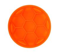 Levemolo Silicone Slow Feeder Bowl for Small Pets Lightweight Choke Pet Food Dish with Non Slip Suction Base Orange Slow Feeding Bowl for Dogs and Cats