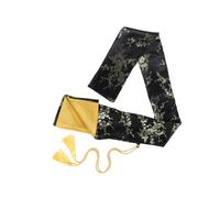 Levemolo Silk Sword Bag for Japanese Samurai and Tai Chi Swords Black with Gold Plum Blossom Multipurpose Protective Storage Pouch