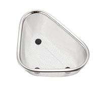 Levemolo Sink Corner Basket with Mesh Holder Sink Drainer Rack for Vegetable and Sponge Storage Large Size Drainage Basket Organization