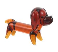 Levemolo Small Dachshund Figures: Cute Animal Cake Toppers - Realistic Fairy Gardens Accessory - Dachshund Ornament for Wedding Tabletop Decor