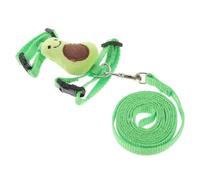 Levemolo Small Pet Harness Bunny Clothes Kit for Hamster and Rat Adjustable Leash and Harness Set for Guinea Pig Cute Vest for Rabbit Walking