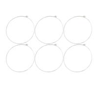 Levemolo Stainless Steel Electric Guitar Strings Set 6pcs Medium Gauge Replacement Strings for Electric Guitar Musical Instrument Accessories Suitable for Rock Blues Jazz Players