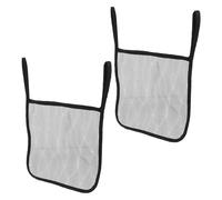 Levemolo Stroller Organizer Mesh Bag 2pcs Reusable Polyester Outdoor Storage for New Parent Stroller