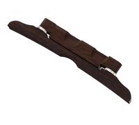 Levemolo Sturdy Mandolin Bridge Ebony Replacement Part Made of Synthetic Material, Practical and Easy to Use Mandolin Supplies for Folk Instrument Accessories Random Color