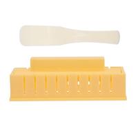 Levemolo Stylish Sushi Rice Mould with Non-Stick Surface Made of Sturdy Hips Material Practical Rice Ball Mold for Making Bento and Homemade Sushi Simple Design Kitchen Tool