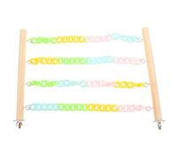 Levemolo Sugar Glider Climbing Swing with Sturdy and Chain Cage Accessory for Small Animals Interactive Hanging for Sugar Glider Cage Decor and Natural Climbing Activity