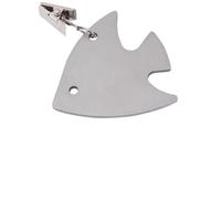Levemolo Table Cloth Weights Clip 4pcs Creative Fish Shape Design Portable and Windproof Stainless Steel with Tablecloth Clips Stainless Steel for Home and Parties