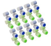 Levemolo Tire Valve Caps Stylish Design 40pcs Fluorescent Valve Stem Covers Keeps Dirt for Car and Motorcycle for Decorative and Car Replacement Use