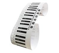 Levemolo Touch Sensitive Piano Keyboard Stickers Keys Piano Keyboard Decals Supplies