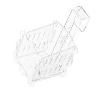 Levemolo Transparent Aquatic Plant Cup Acrylic Water Plant Holder for Fish Tanks Spacious Design Hanging Hook for Aquatic Planting and Aquarium Decoration