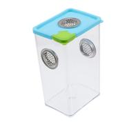 Levemolo Transparent Reptile Feeding Box with Ventilation for Snakes Tarantulas Geckos Lightweight Insect Enclosure Suitable for Crickets Frogs Lizards Tortoises Random Color