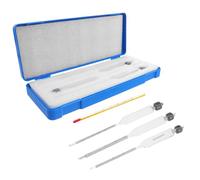 Levemolo Triple Scale Hydrometer for Home Wine Making with Reusable Glass Design and Uniform Iron Sand Particles Accurate Alcohol Content Tester for Home Brewer and Spirits