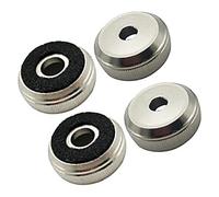 Levemolo Trumpet Valve Caps Piston Covers Made of Sturdy Copper, Lightweight and Designed to Enhance Playing Smoothness, Suitable for Trumpet and Cornet Use, Silver Colour with Simple