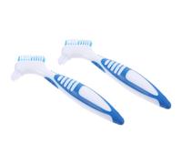 Levemolo Turtle Shell Cleaning Brush 2Pcs Double-Sided Mini Soft Bristle Tool for Removing Mud Suitable for Aquatic and Land Turtle Care