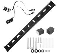 Levemolo Tv Wall Mount Studless Tv Wall Bracket L-shaped Design No Drilling Required Sturdy Construction Stainless Steel Aluminum Alloy Pp Material