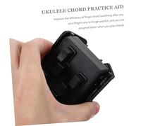 Levemolo Ukulele Chord Practice Tool for Ukulele Beginner Learning Aid Comfortable Finger Press Trainer Fast Chord Mastery Accessory in Black for Easy Playing