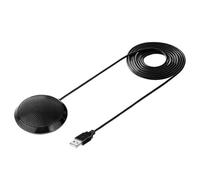 Levemolo USB Condenser Microphone Metal round Design for Computer and Laptop with USB Connection Clearly Pick up Voice for Conference Streaming and Online Communication