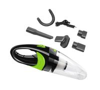 Levemolo USB Rechargeable Mini Handheld Car Vacuum Cleaner Portable Lightweight Dirt Collector for Wet and Dry Use Compact Cordless Dust Cleaner for Cars and Homes Transparent Green