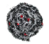 Levemolo Versatile Christmas Garland with Bows and Wire Artificial Plant Decor for Classroom Home and Office Holiday Decorations Easy to Hang Festive String Garland
